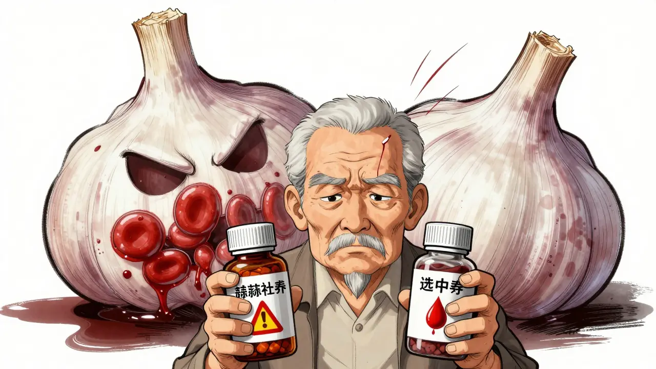 Garlic Supplements and Anticoagulants: What You Need to Know About Bleeding Risk
