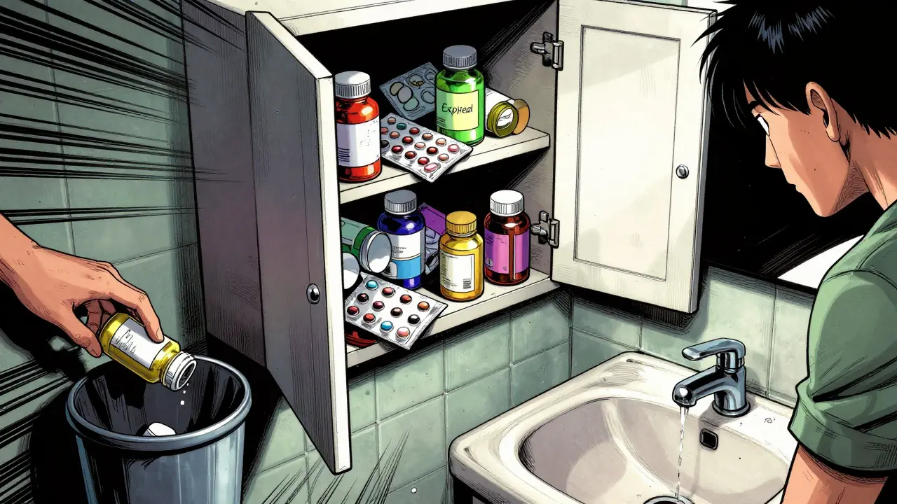 How to Dispose of Expired Medications Safely: FDA Take-Back and Flushing Rules