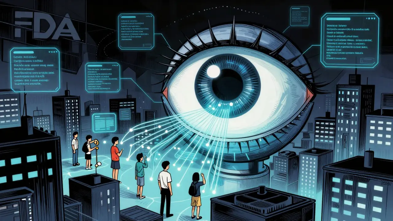 Manhua style: Giant eye monitoring patients via data networks for drug safety